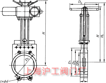 Z73XZ373X  PN2.5~PN16 TFAʽ{ҺyҪμYߴʾD